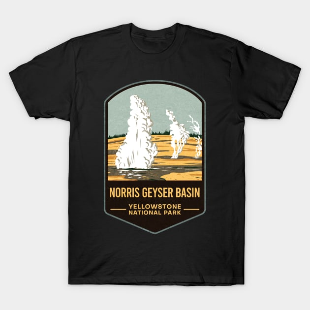 Norris Geyser Basin Yellowstone National Park T-Shirt by JordanHolmes